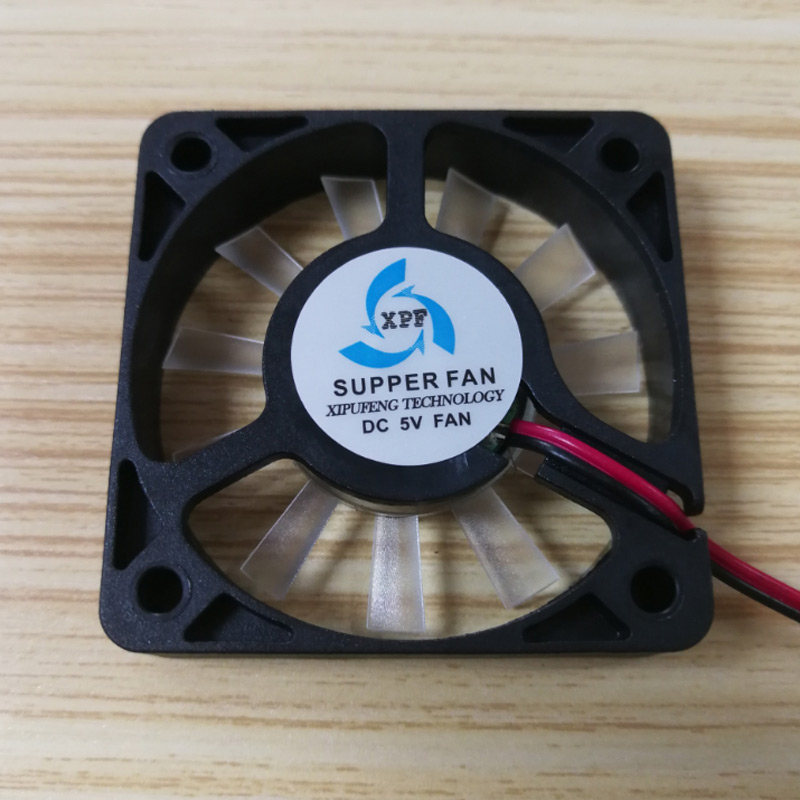 Mobile phone bracket cooling fan 5v5010 DC fan with lamp fan mute fan low noise fan