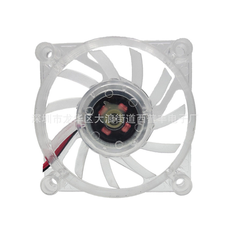 Factory direct supply 6012 cooling fan transparent blue lamp 5V DC notebook cooling pad fan cooling pad fan