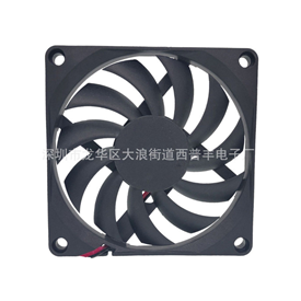 8010散熱風扇直流5V12V散熱風機大風量低噪音電源風機