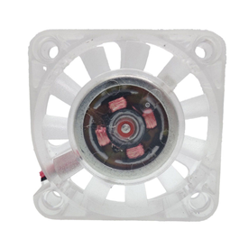 12v4010 fan with lamp fan DC 5V fan transparent with lamp fan large air volume fan low noise